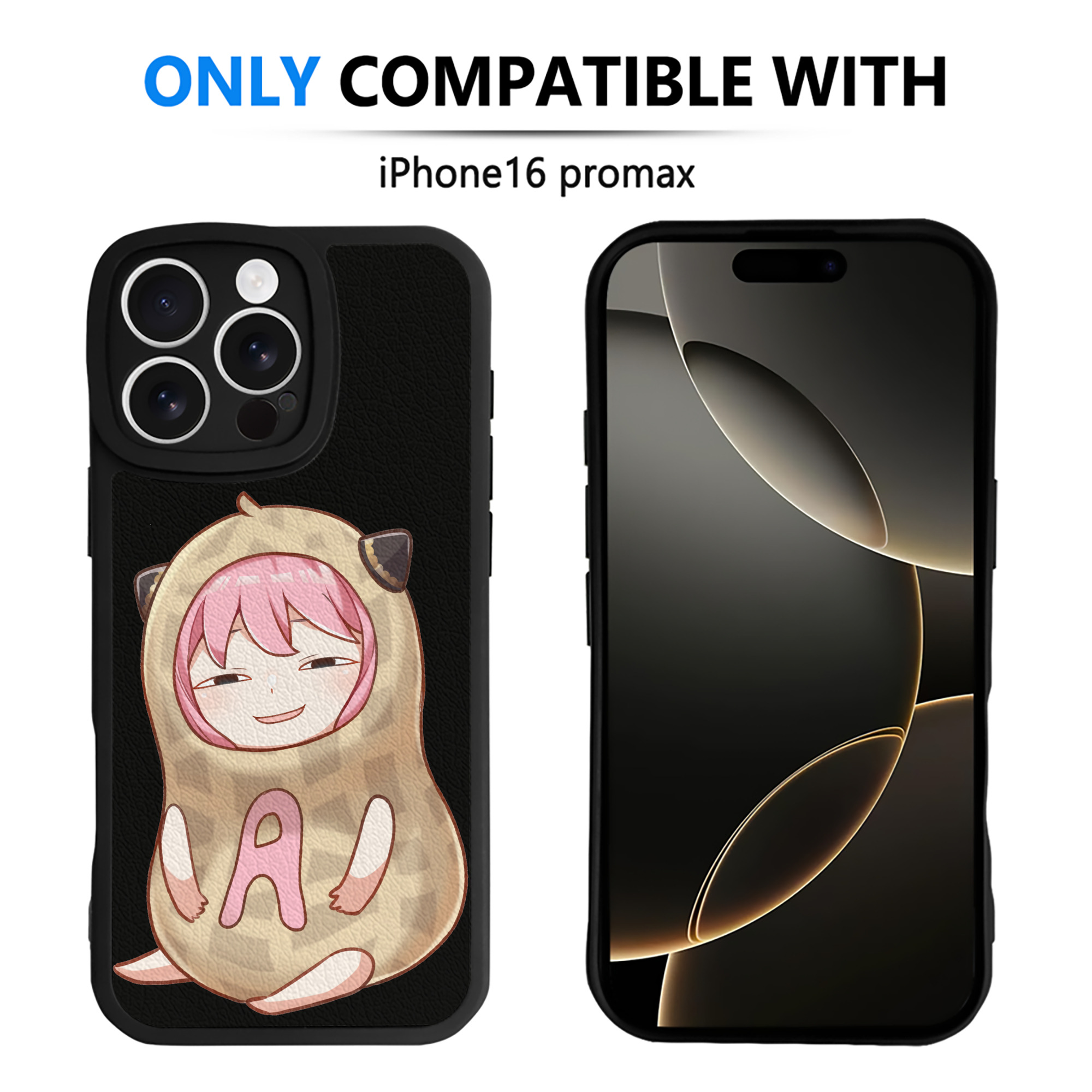 （画像用） SPY×FAMILY间谍家家酒 【iPhone 16シリーズ対応】シリコンスマホケース（レザー調） 材質：シリコン